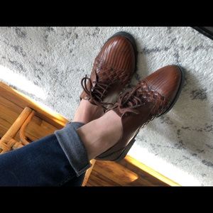 Vintage leather oxford